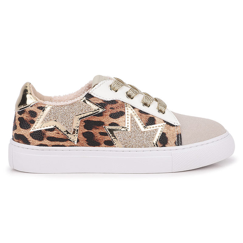 Miss Harper Sneaker in Leopard Print - Kids