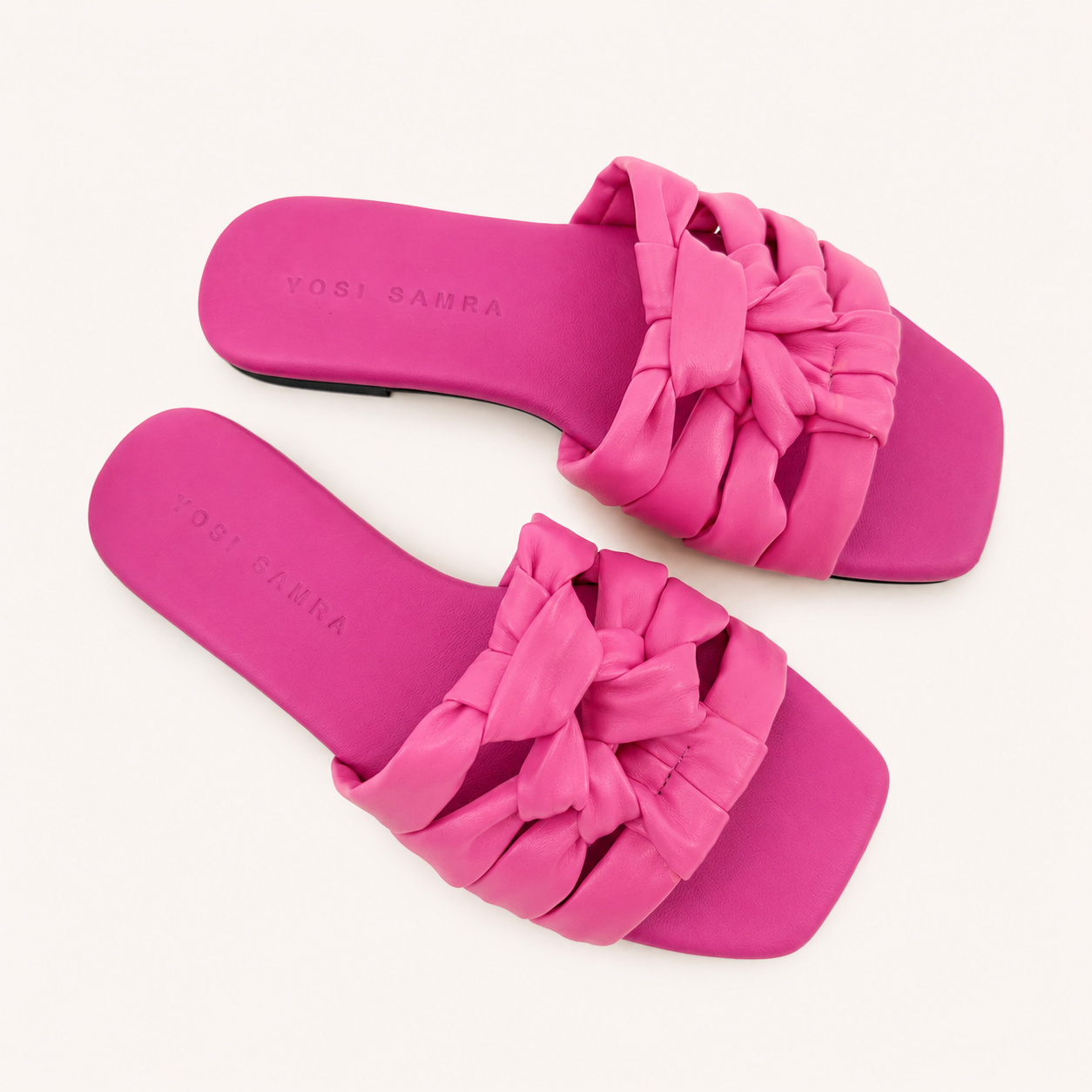 AZURA SANDAL IN FUSCHIA NAPPA