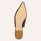 Bedford Flat in Chocolate Suede