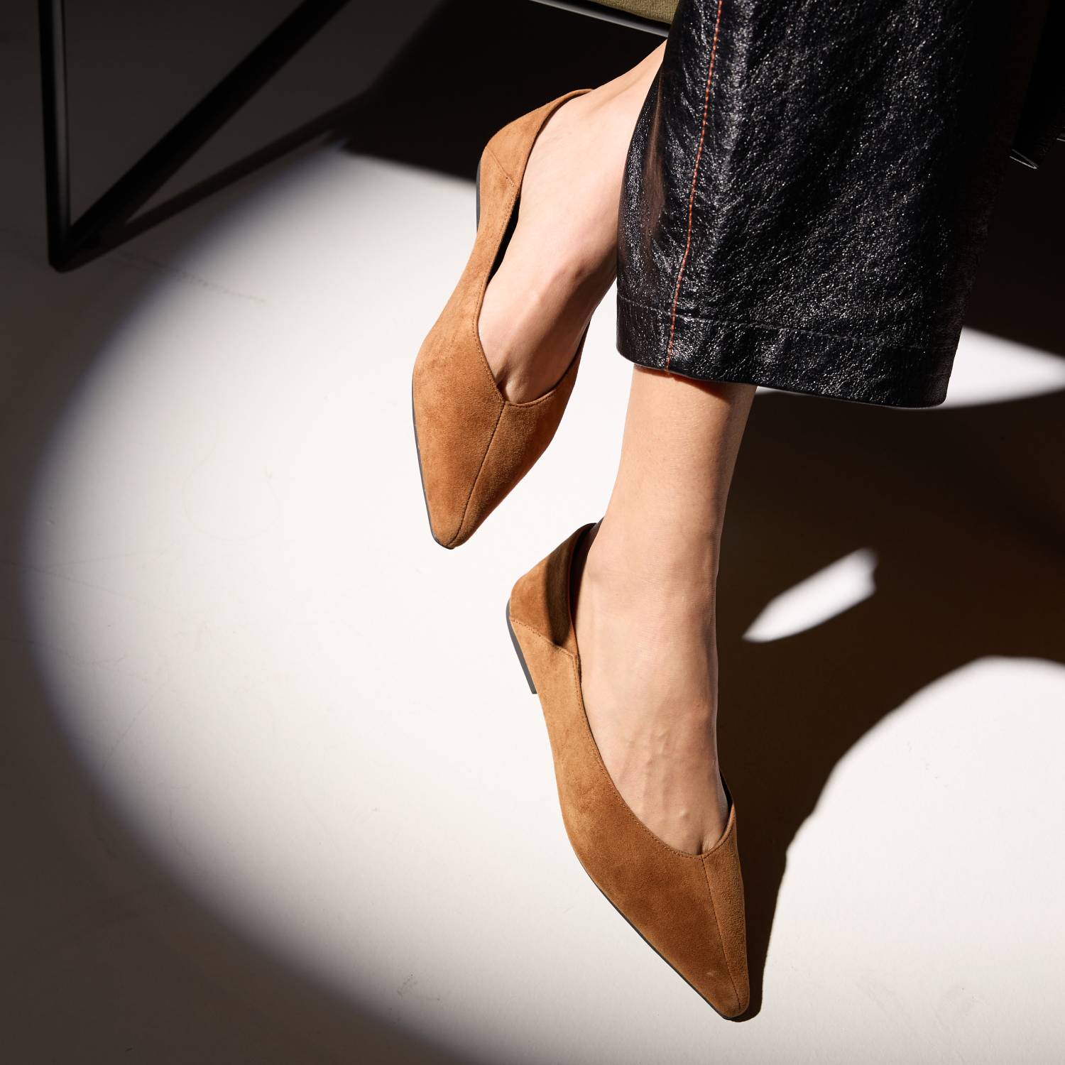 Bowery Flat in Whiskey Suede