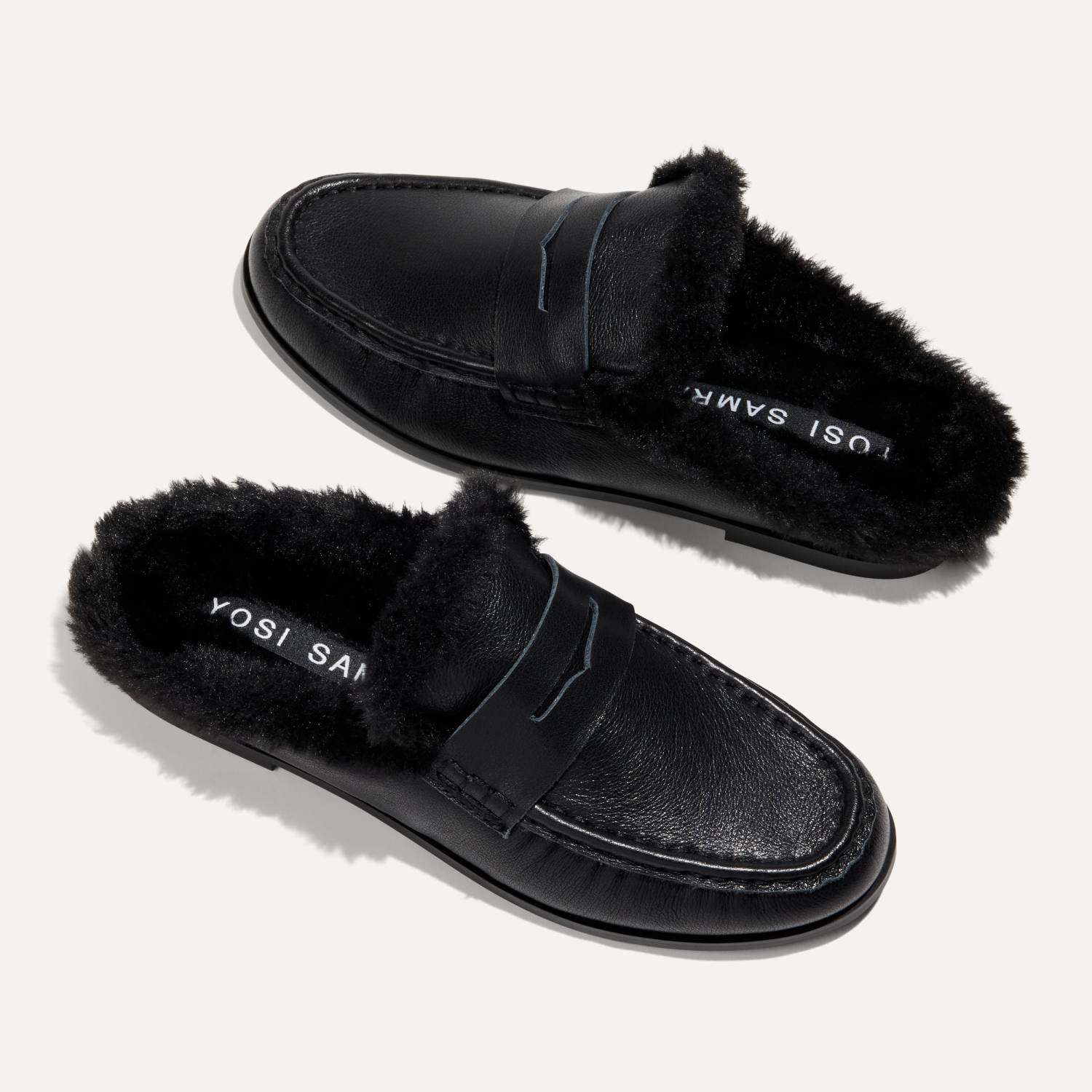 Camden Mule Loafer in Black Leather