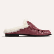 Camden Mule Loafer in Burgundy Leather