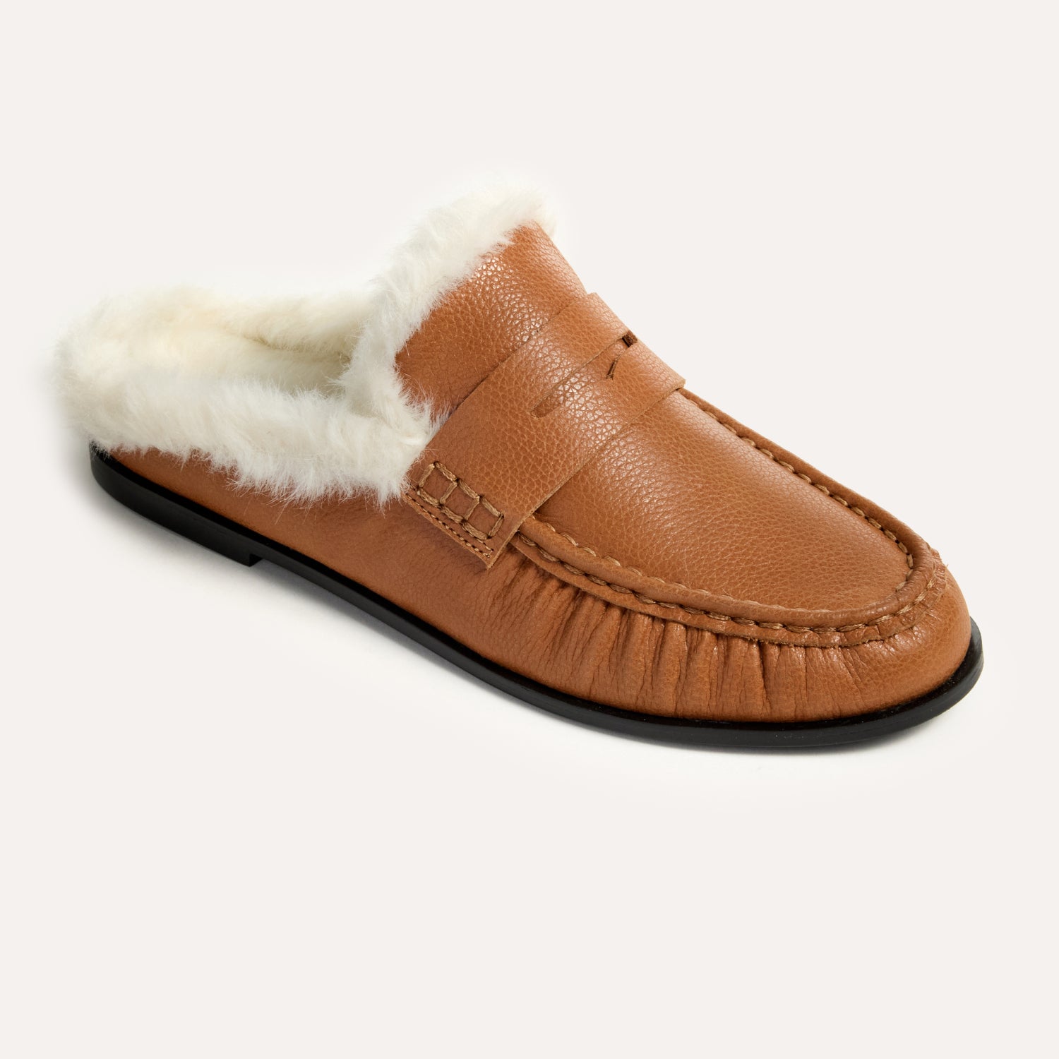 Camden Mule Loafer in Whiskey Leather