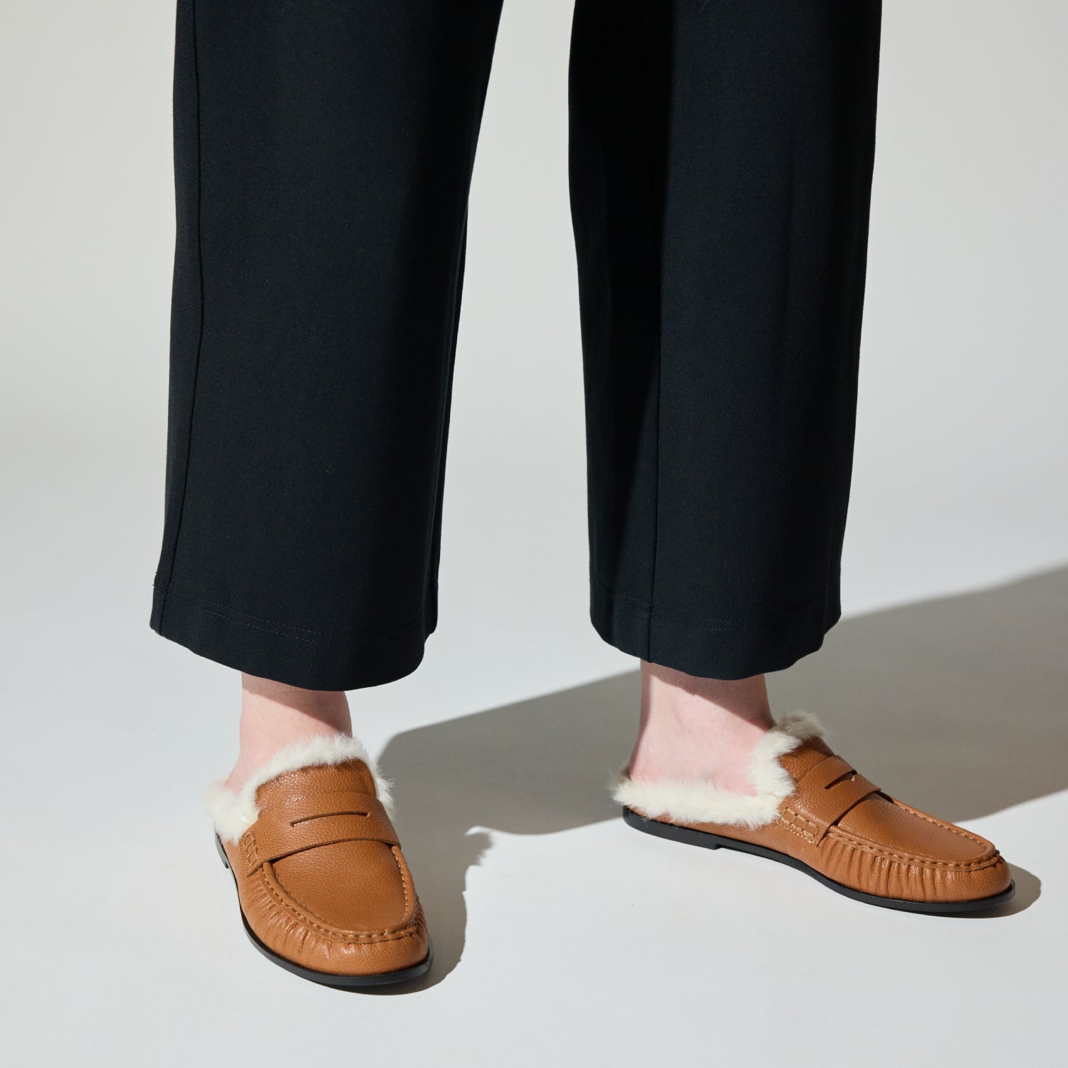 Camden Mule Loafer in Whiskey Leather