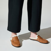Camden Mule Loafer in Whiskey Leather