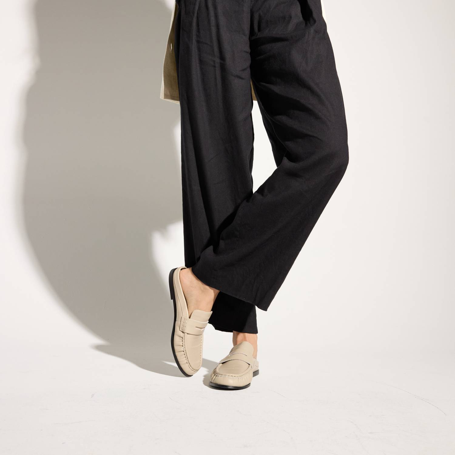Camden Loafer in Taupe Eel Leather