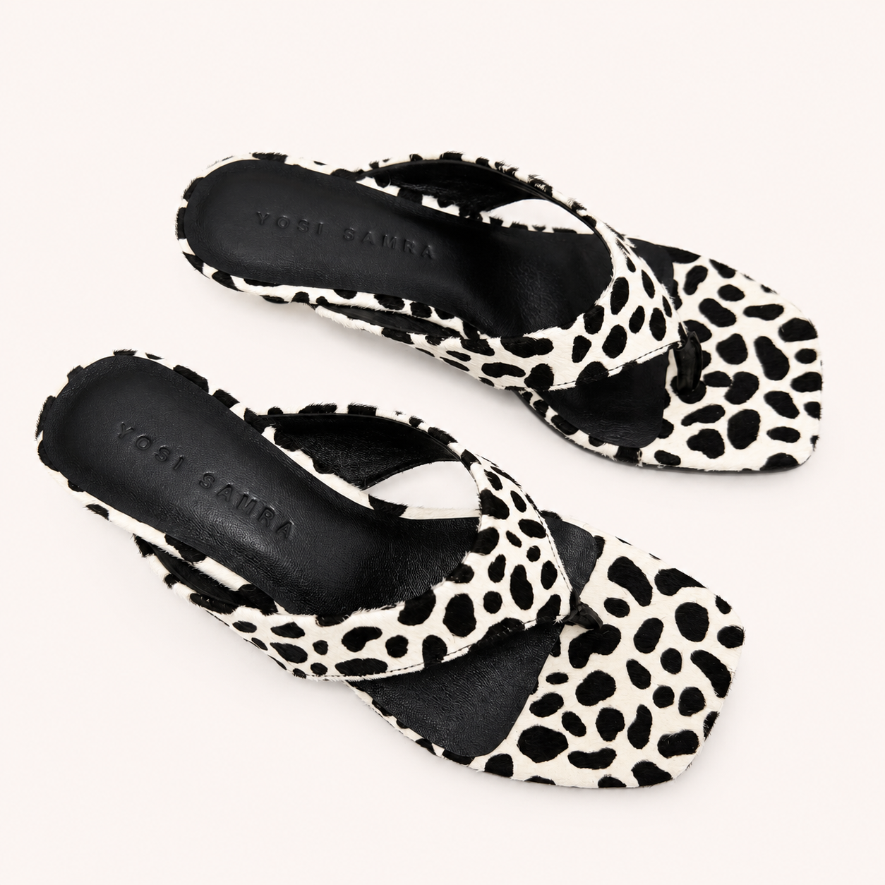 CAPRI HEEL IN BAMBI CALF HAIR