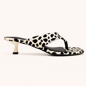 CAPRI HEEL IN BAMBI CALF HAIR