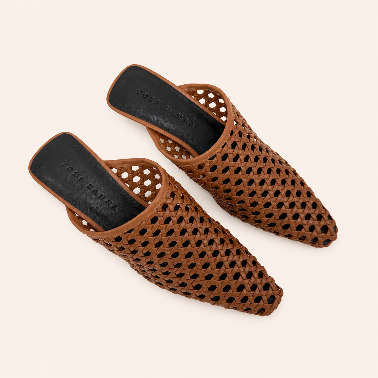CHELSEA HEEL IN WHISKEY WOVEN