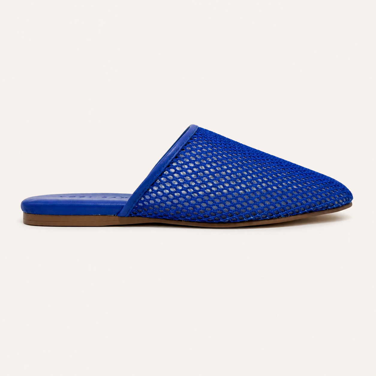 COVE SLIDE IN BLUE CROCHET
