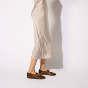 Danvers Ballet Flat in Leopard Calf Hair