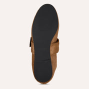 Danvers Ballet Flat in Light Brown Calf Hair
