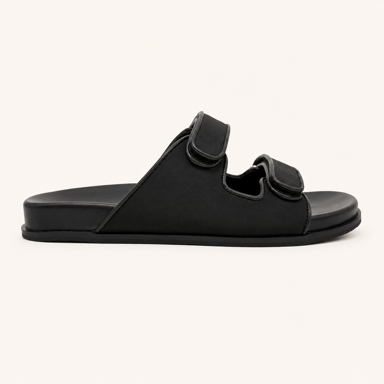 ELBA SANDAL IN BLACK NYLON