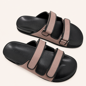 Elba Sandal in Taupe Nylon