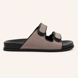Elba Sandal in Taupe Nylon