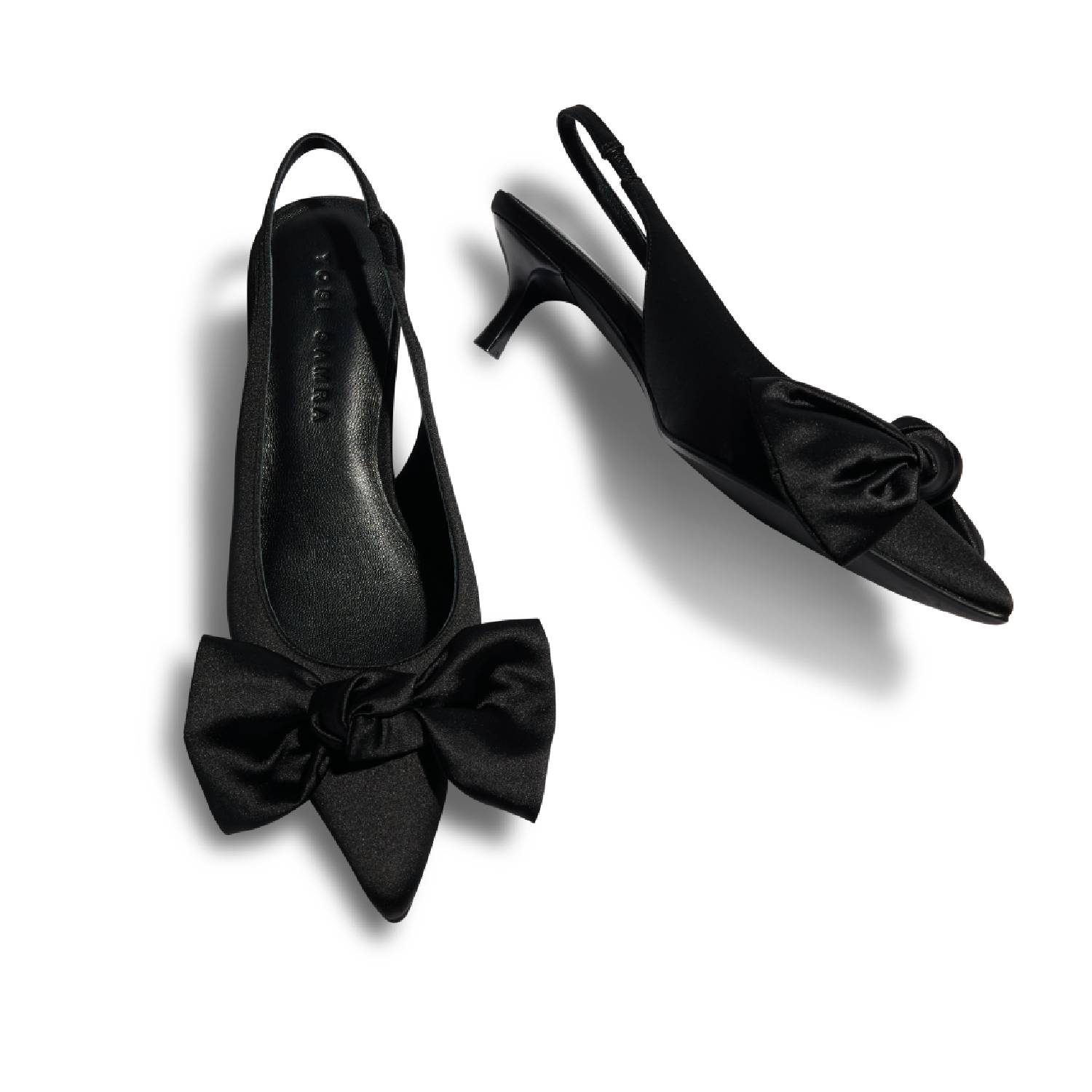 ELISE IN BLACK SATIN