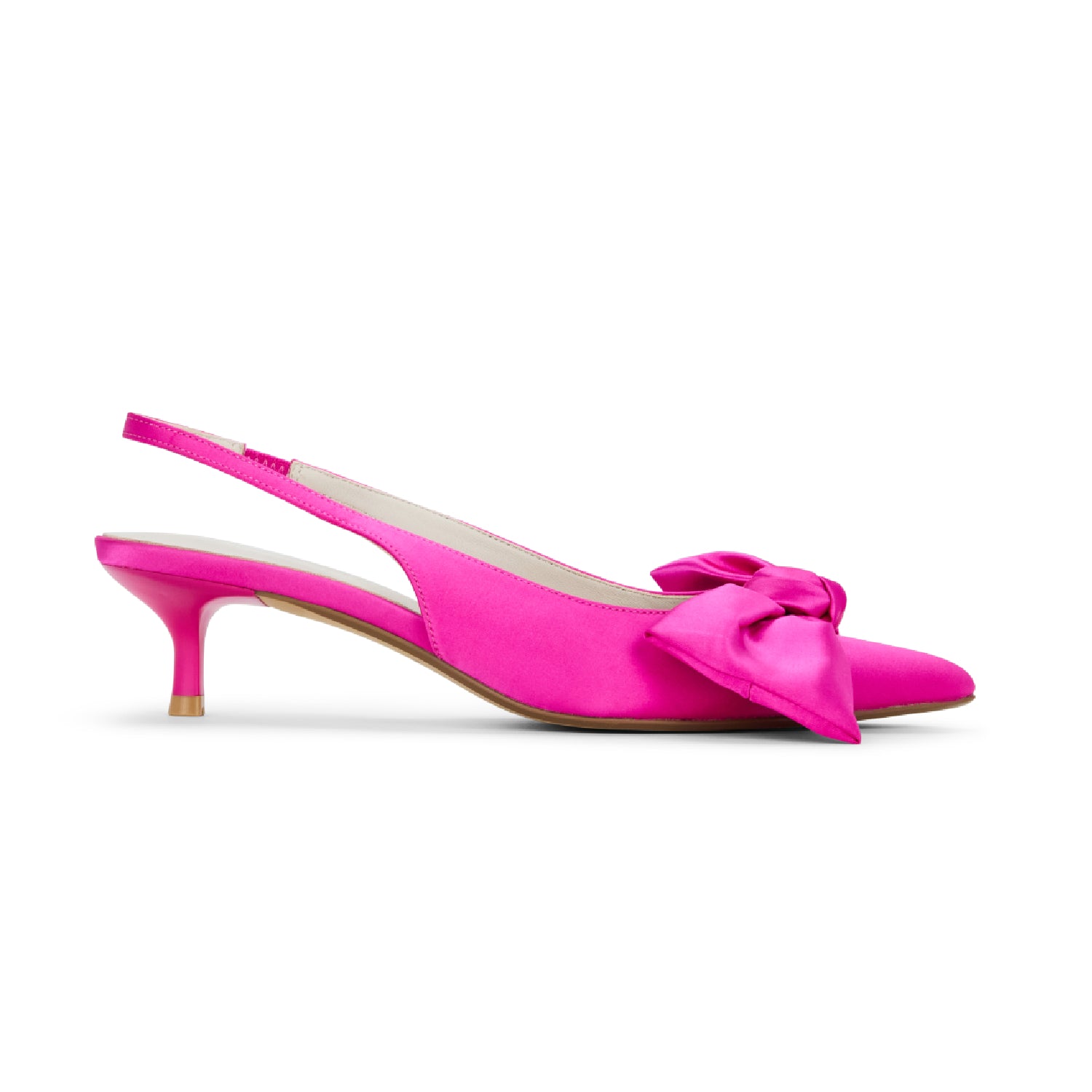 ELISE IN FUCHSIA SATIN