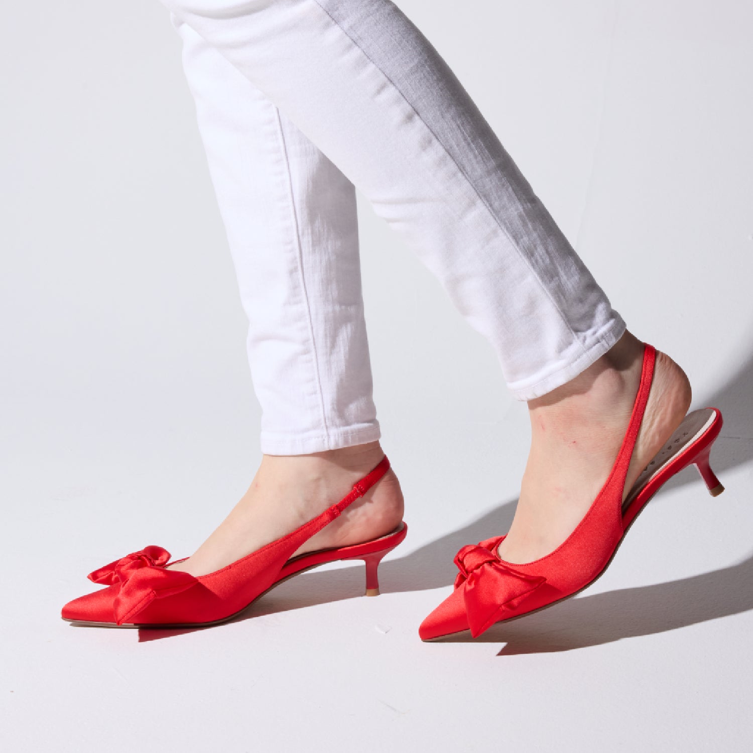 ELISE IN RED SATIN