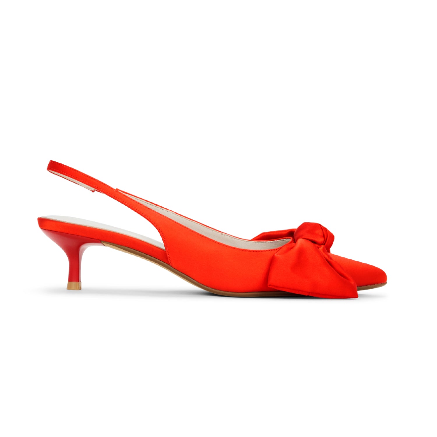 ELISE IN RED SATIN