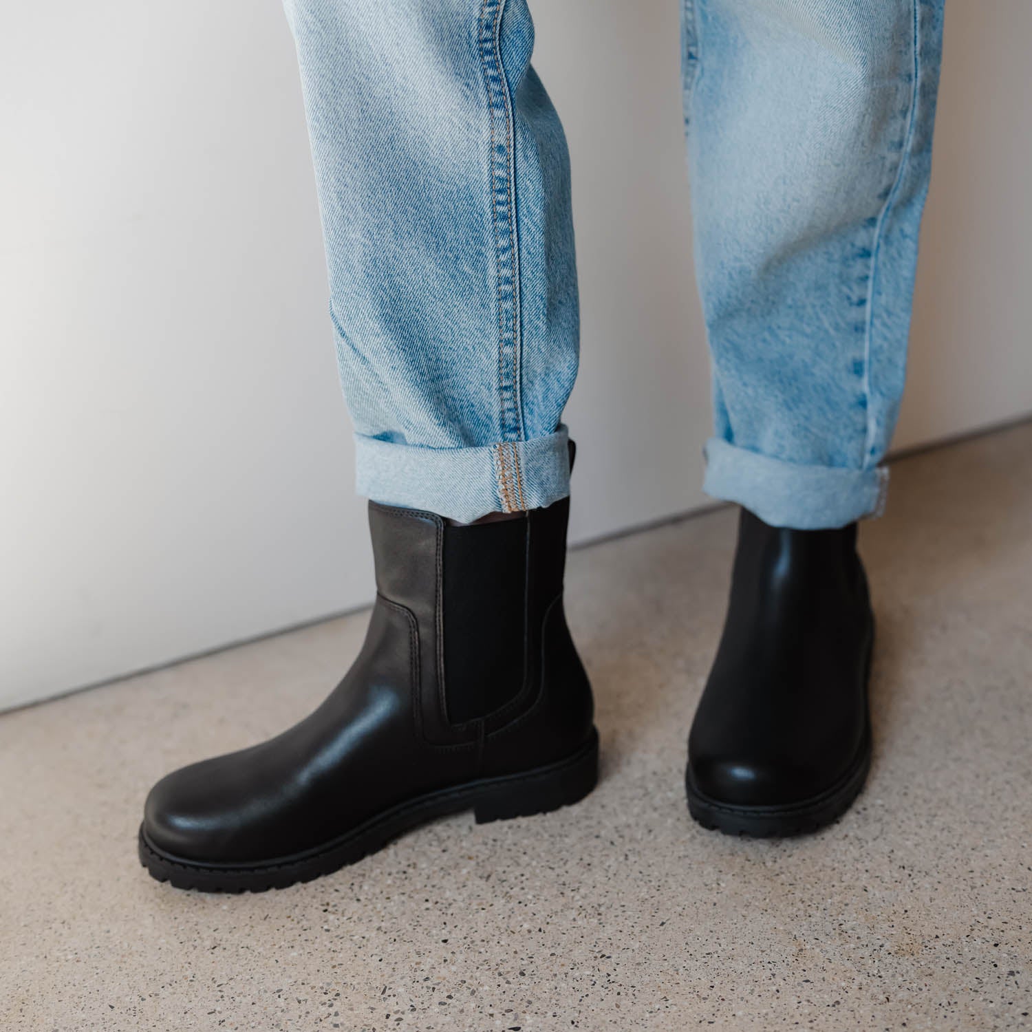 Miss Chelsea Boot in Black - Kids - Yosi Samra  - Kids' Boots