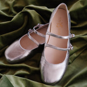 Miss Mary Flat in Silver - Kids - Yosi Samra  - Kids' Flats