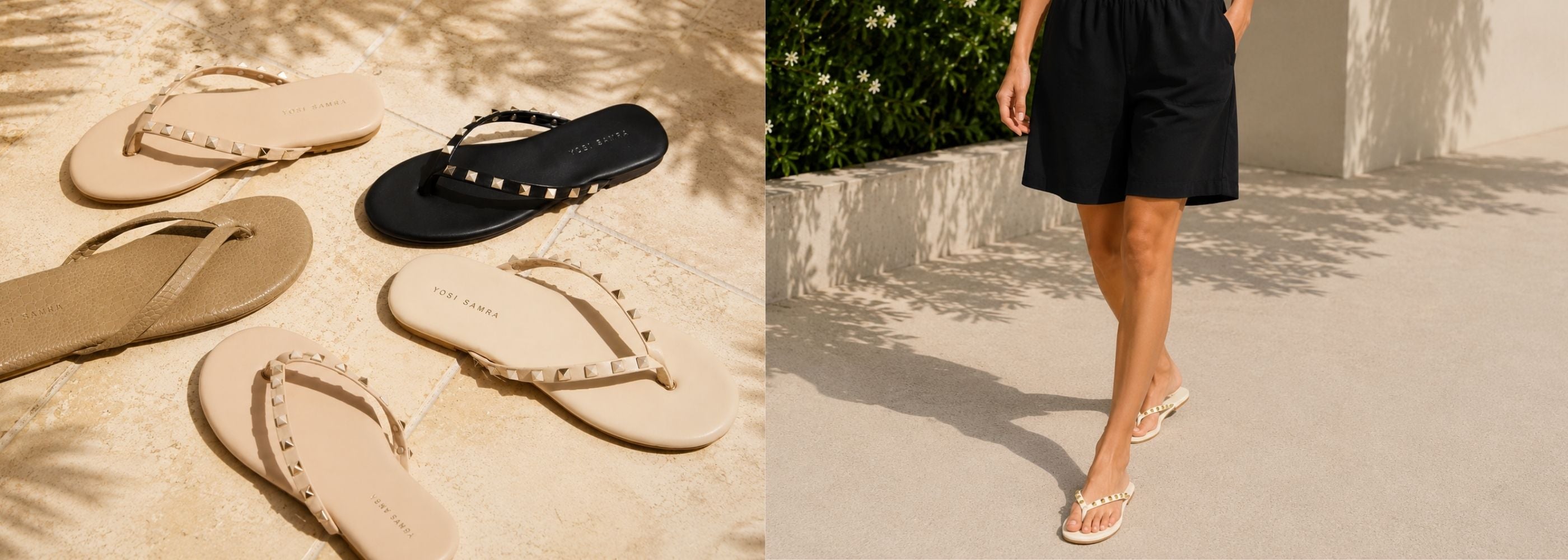 Dressy Leather Flip Flops and Sandals
