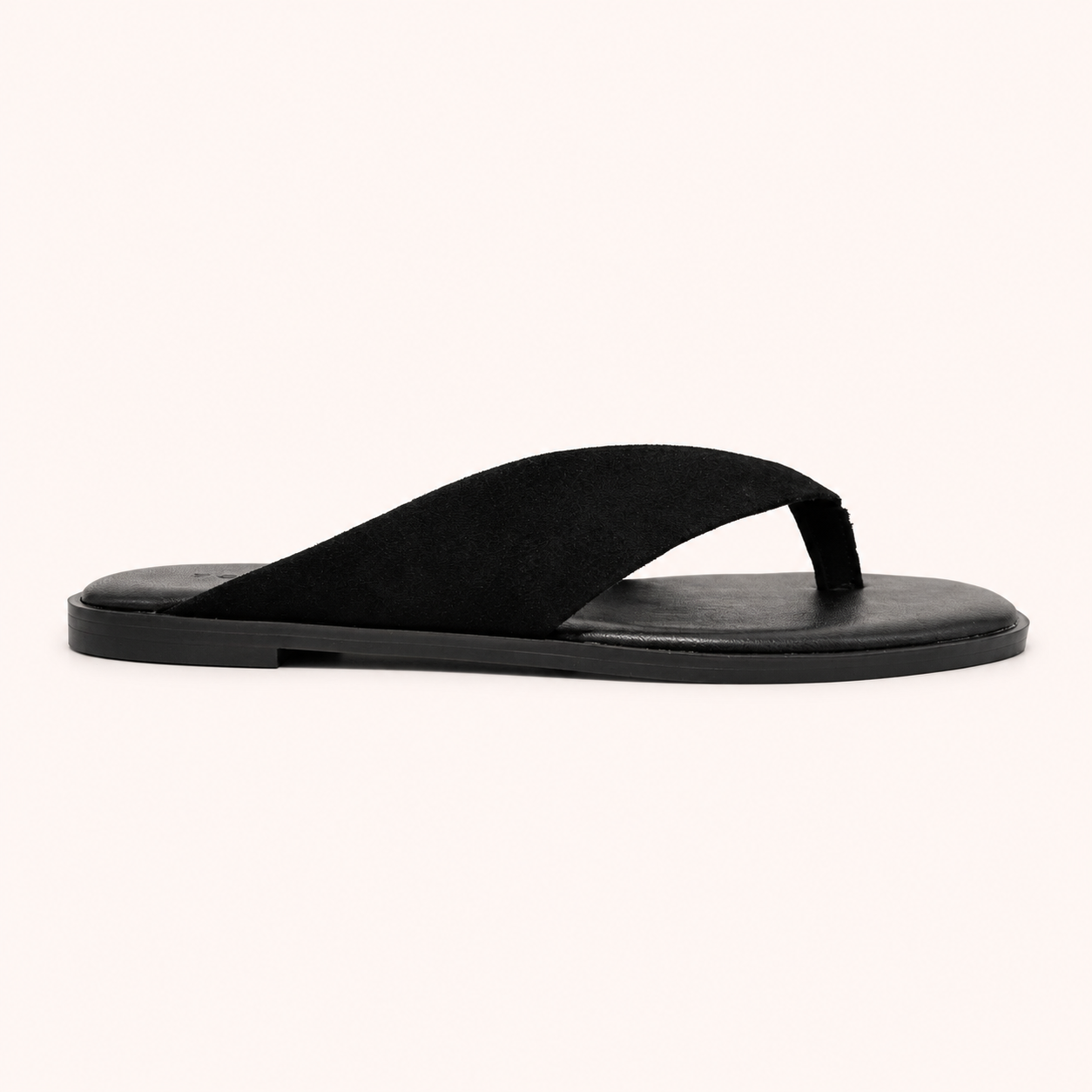 GISELLE SANDAL IN BLACK SUEDE