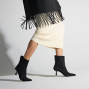Hudson Boot in Black Suede