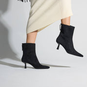 Hudson Boot in Black Suede