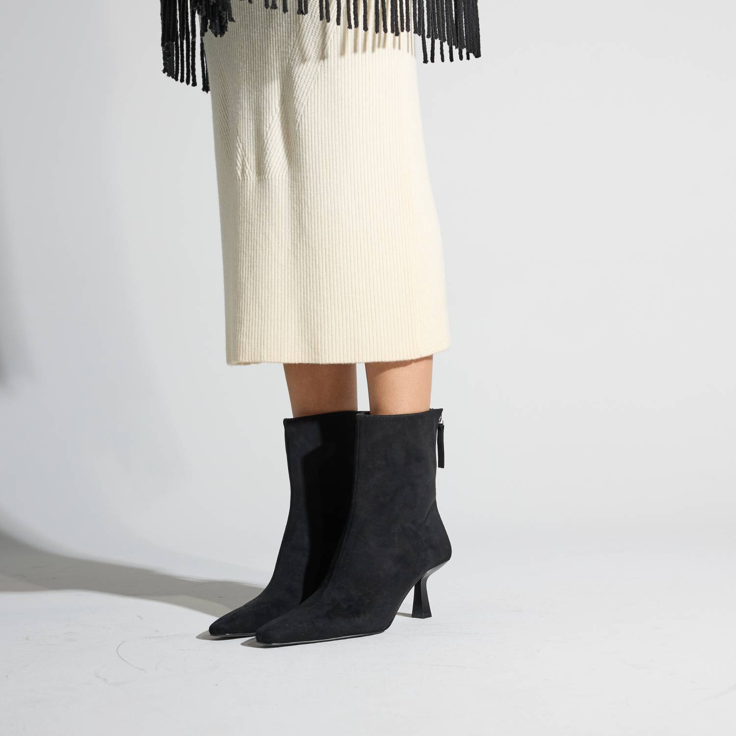 Hudson Boot in Black Suede