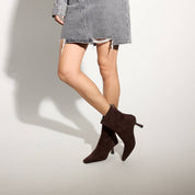 Hudson Boot in Chocolate Suede