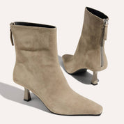Hudson Boot in Taupe Suede