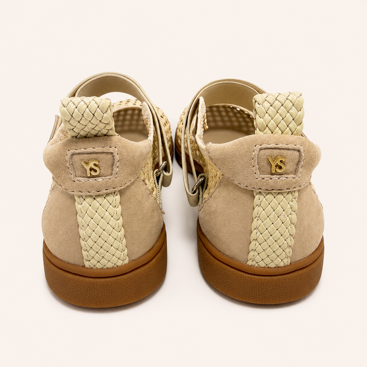 Horizon Sneaker in Bone Crochet/Suede