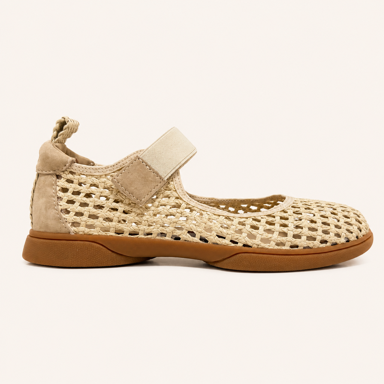 HORIZON SNEAKER IN BONE CROCHET/SUEDE
