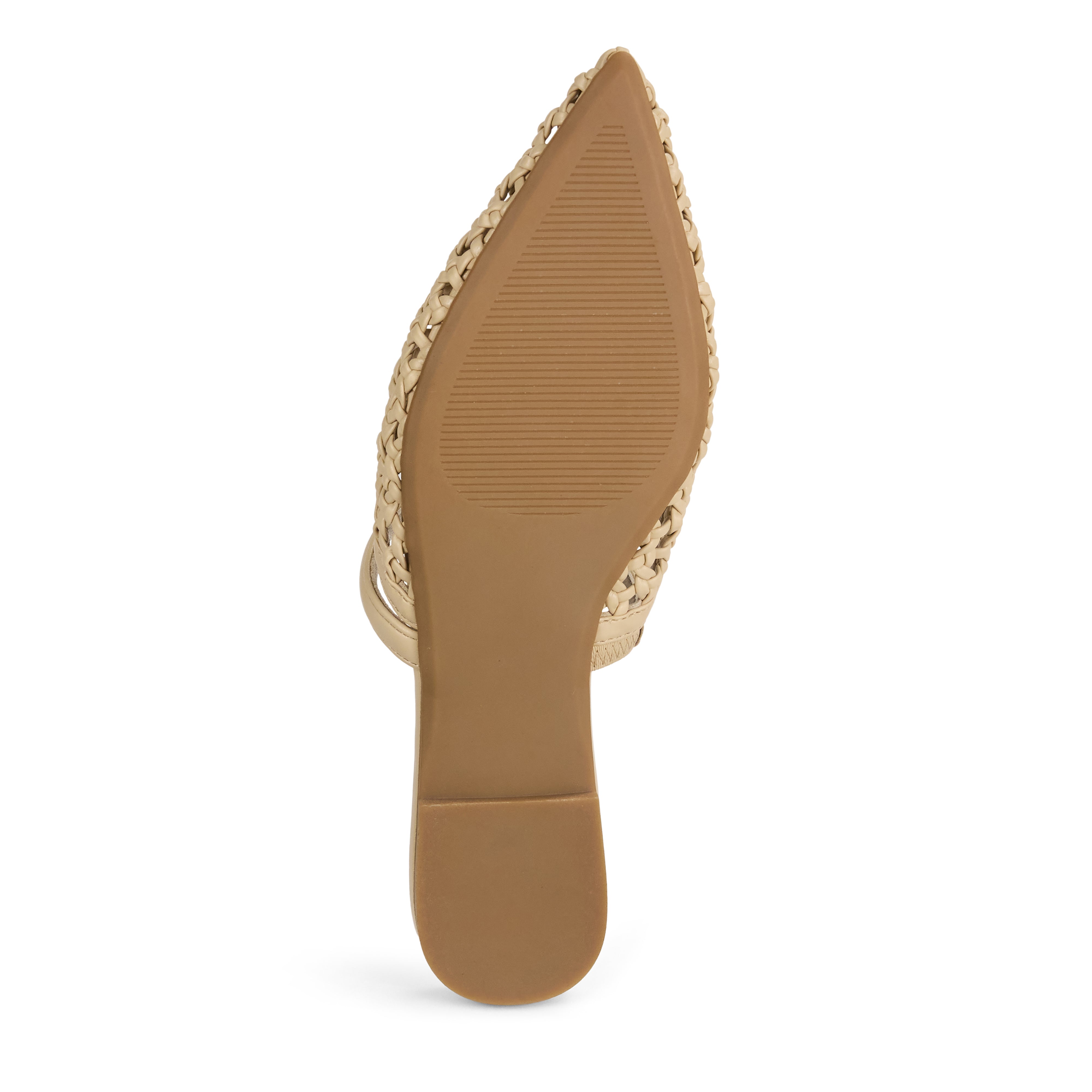 Yosi Samra Justine Slingback in Bone Hand Woven Women's Shoe