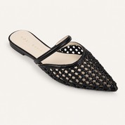 Justine Slingback in Black Hand Woven