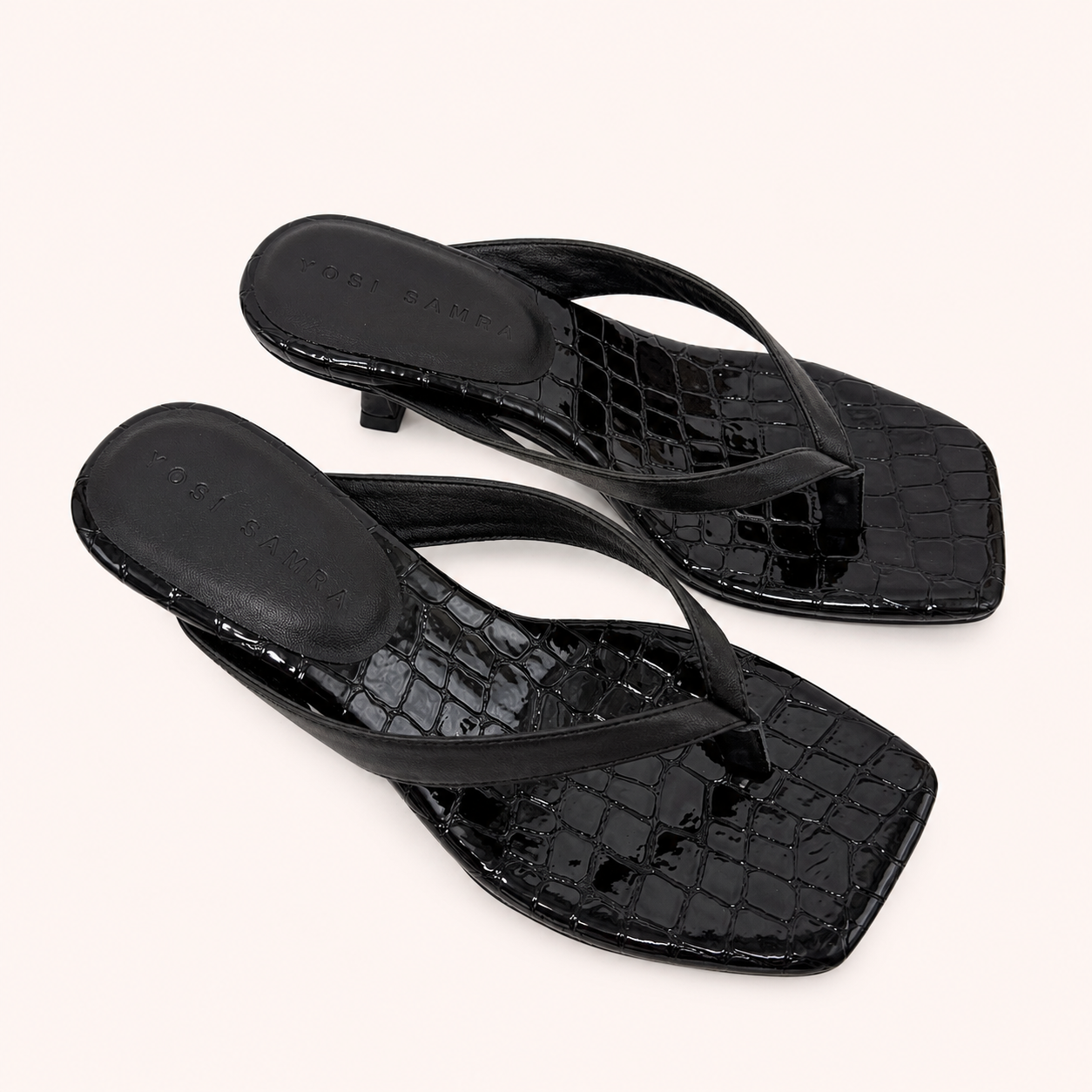 LUMA HEEL IN BLACK NAPPA