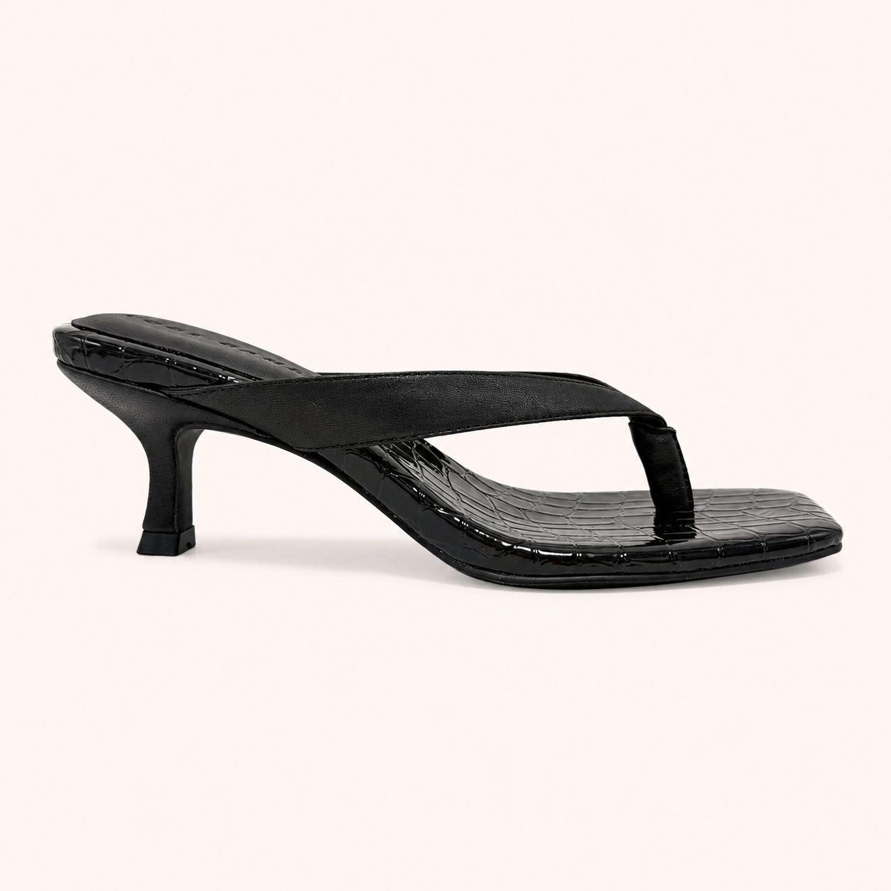 LUMA HEEL IN BLACK NAPPA
