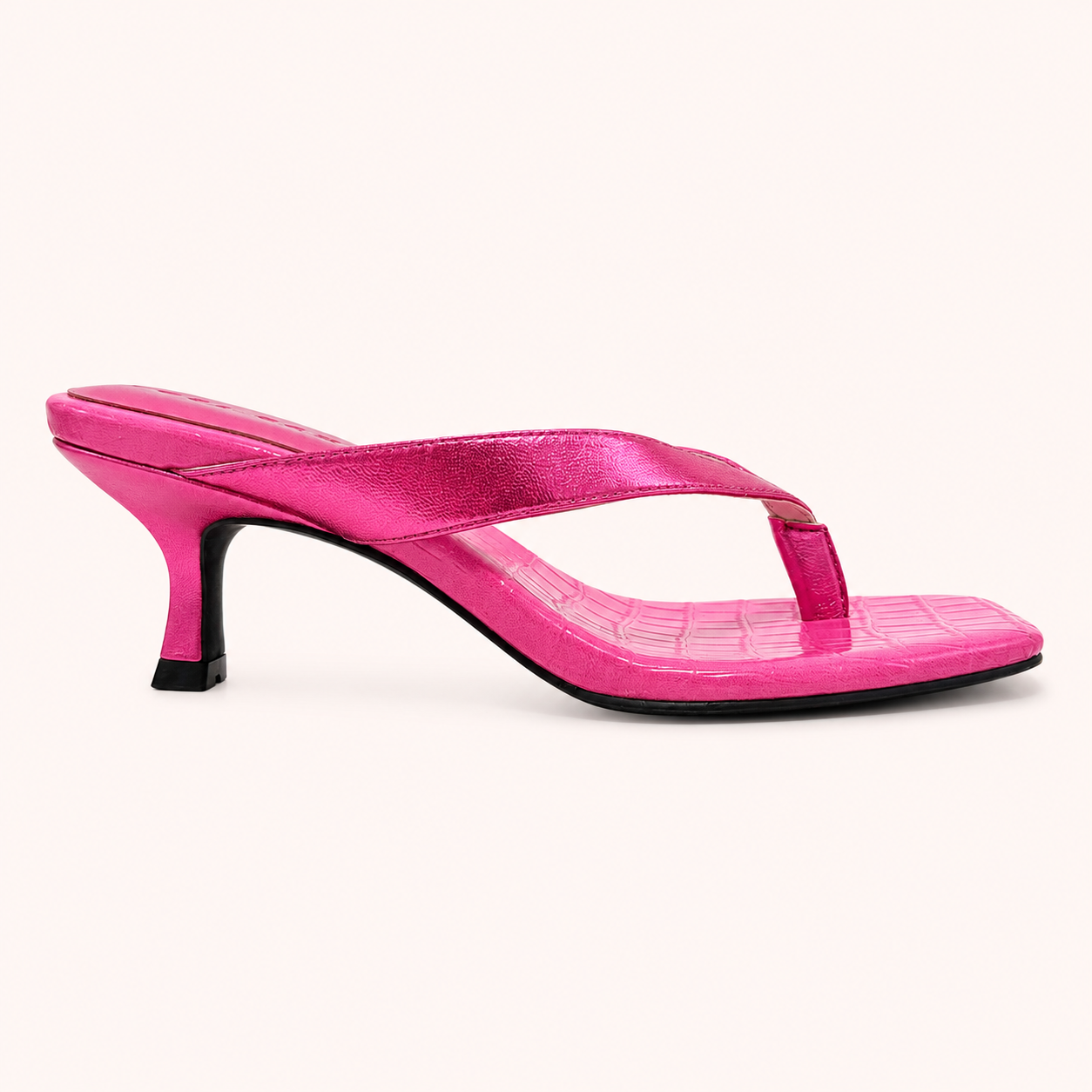 LUMA HEEL IN FUSCHIA NAPPA