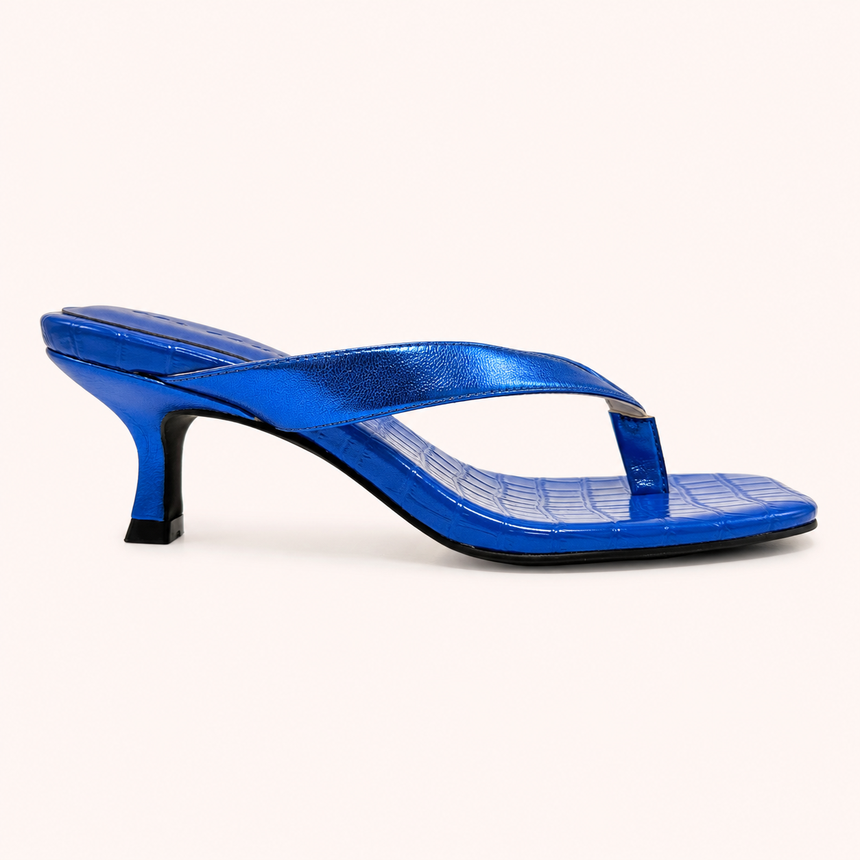 LUMA HEEL IN LAPIS NAPPA