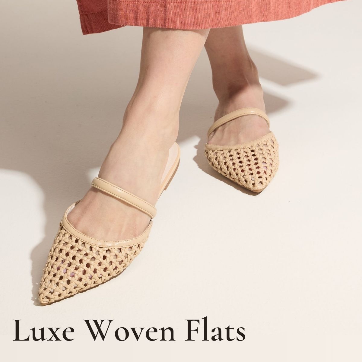 Woven Flats for Women Workwear
