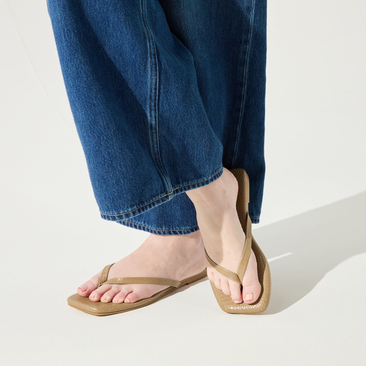 MERCER IN TAUPE CROC - Yosi Samra  - 