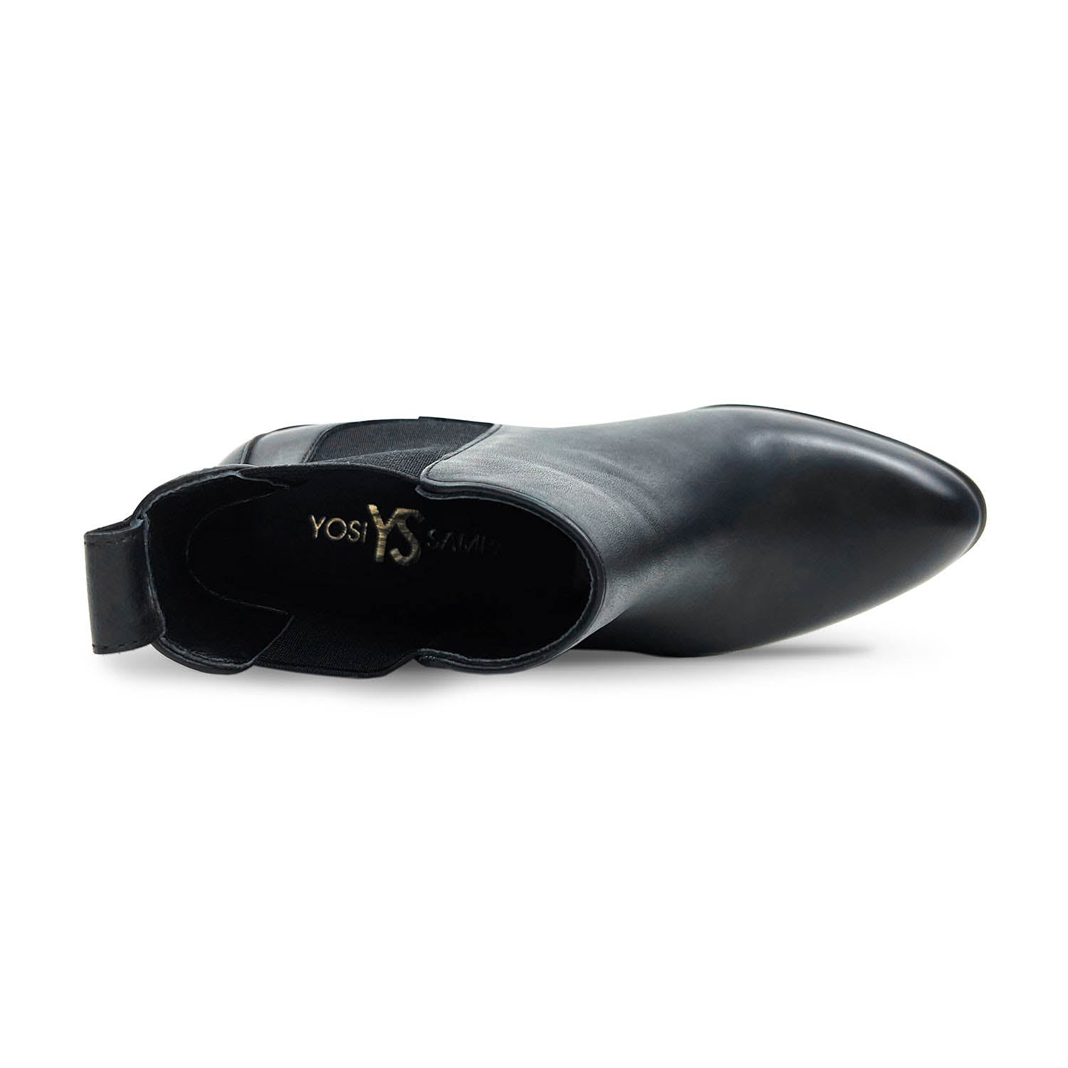 Melissa Chelsea Boot in Black Leather - Yosi Samra  - Women's Boots