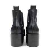 Melissa Chelsea Boot in Black Leather - Yosi Samra  - Women's Boots