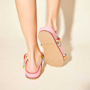 Michelle Braided Sandal in Multicolor