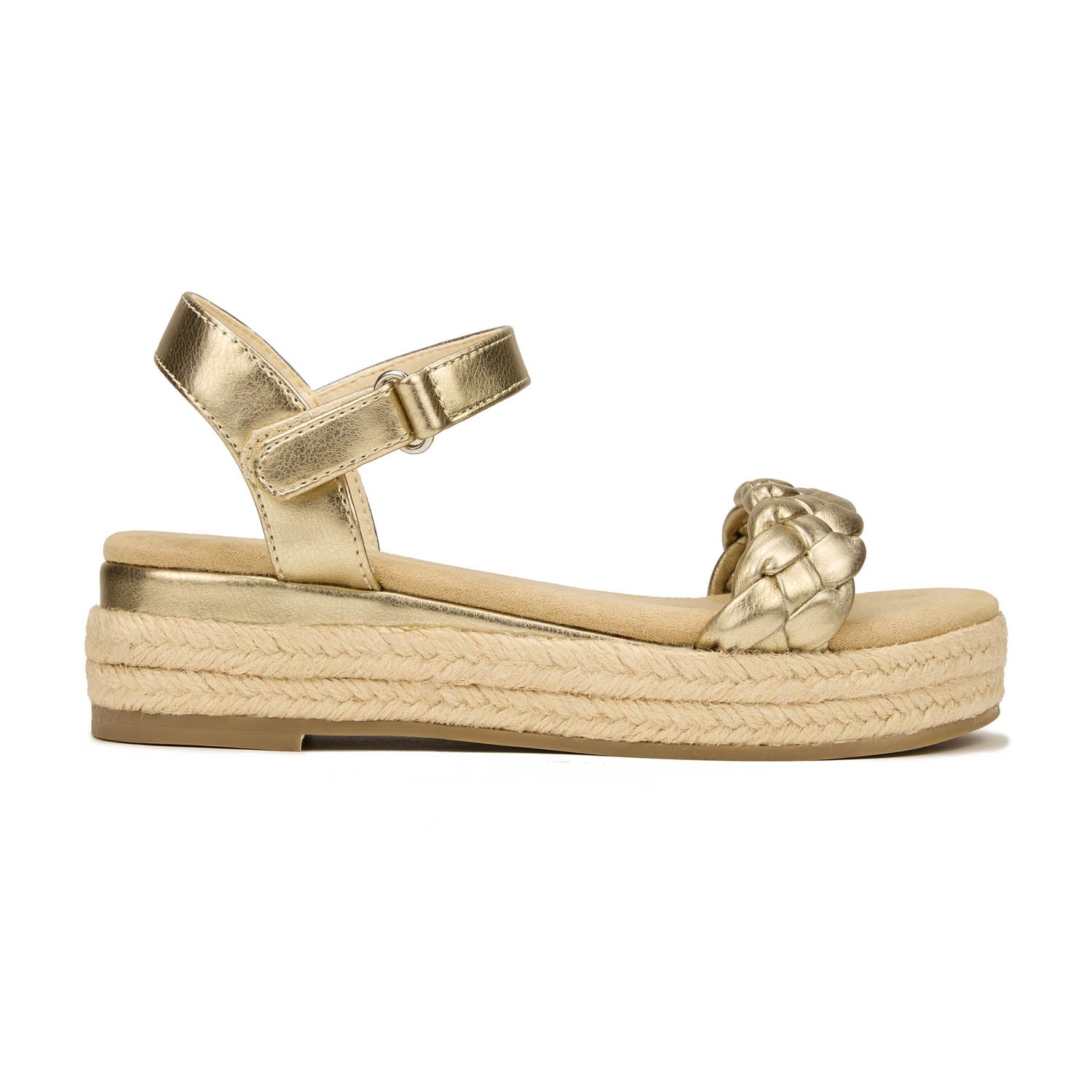 Miss April Wedge Sandal in Gold - Kids