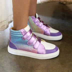 Miss Hannah Sneaker in Purple Multi - Kids