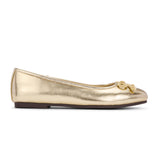 Miss Sadie Ballet Flat in Metallic Gold - Kids