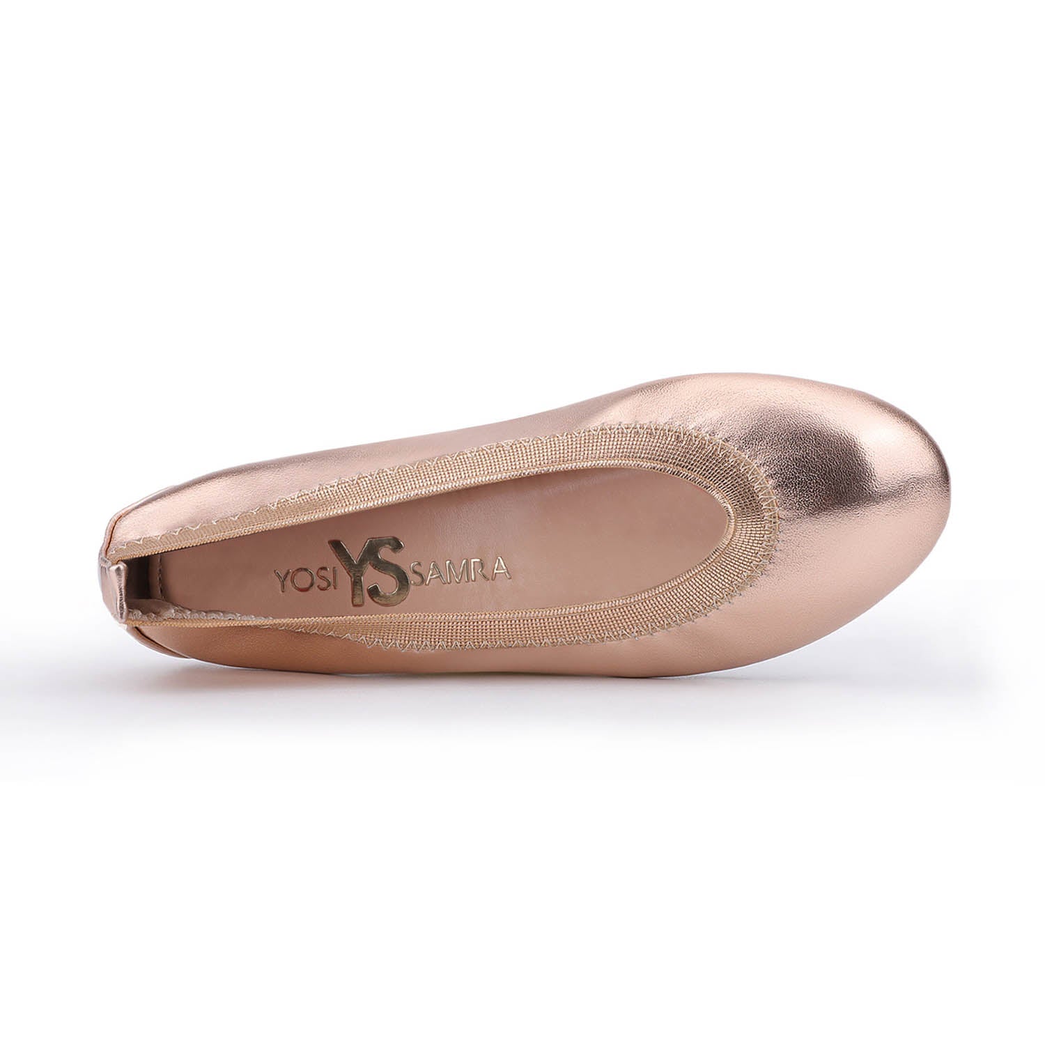 Miss Samara Ballet Flat in Rose Gold - Kids - Yosi Samra  - Kids' Flats
