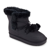 Miss Snow Fluff Boot in Black Faux Nubuck - Kids